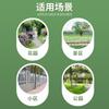 Valla de madera carbonizada para exteriores, valla de jardín, valla de jardín, valla de jardín, valla de madera con forma de flor, venta al por mayor