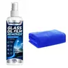 Spray Limpador de Vidros de Carro Kineshinex 100ml Removedor de Filme Oleoso para Limpeza de Para-brisa Dianteiro e Espelhos Retrovisores