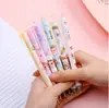 Caneta Gel de Apertar para Meninas Caneta de Água de Apertar Loja de Papelaria Caneta Gel de Apertar Caneta de Água Preta Caneta Gel Atacado
