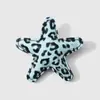 Estilo Miu Dulce y Fresco Elegante Retro Estampado de Leopardo de Cuero Multicolor Estampado Animal Estrella Accesorios de Joyería DIY Decoración Colgante