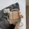 Mochila Retro Estilo Coreano Ins 2026 para Mulheres, Bolsa de Ombro com Textura Fashion de Nicho, Mochila Casual para o Dia a Dia
