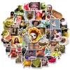 200 Pegatinas de Emoticonos de Celebridades Europeas y Americanas para Compra Directa Transfronteriza, Pegatinas Impermeables Divertidas y Tontas Personalizadas para Decoración de Fundas de Teléfono
