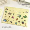 Bolsa de Archivo A4 con Broche de Presión Colección Dibujos Animados Carpeta de Estudiante de Alta Calidad Bolsa de Almacenamiento de Documentos de Oficina