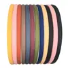 Diadema de Color Caramelo Mate de 1.2 cm, Diadema Simple Elegante, Dispositivo de Sujeción para el Cabello con Dientes, Tira Fina Antideslizante para Recoger el Cabello