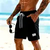 Verão 2026 Novo Comércio Exterior Amazon Shorts Esportivos Casuais Cordão Bolso Cor Sólida Respirável Shorts de Comprimento Médio