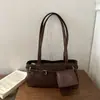 Comercio Exterior Estilo Coreano Viaje Diario Estampado de Leopardo Transfronterizo para Mujer 2026 Nueva Moda Cinturón de Cuero Artístico Moderno Fresco Viaje Diario Bolso de Hombro Único