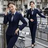 Chaqueta de Traje Pequeña para Mujer Ropa de Trabajo para Entrevista de Negocios Negra Vestido Estudiantes Universitarios Primavera y Otoño Desplazamiento Temperamento Traje Profesional
