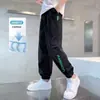 Pantalones Anti-Mosquitos para Niños Verano Estilo Delgado 2025 Nuevos Pantalones Deportivos Largos de Seda Helada para Niños Mayores Ropa de Verano Pantalones