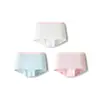 BalaoneBalabala Ropa Interior para Bebé Calzoncillos de Algodón Puro Pantalones Cortos de Cuatro Esquinas para Niños Pack de Tres para Niñas