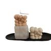 Molde de Vela de Bola de Burbuja Irregular Herramienta de Molienda de Yeso para Aromaterapia DIY Adornos de Velas de Aromaterapia