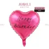 Nuevos Globos de Amor de 18 pulgadas para Cumpleaños de Adultos y Niños Decoraciones Redondas para Eventos de Fiesta Globos de Película de Aluminio Venta al por Mayor