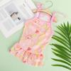 Ropa Nueva para Perro Falda de Tirantes Estampada Bichón Teddy Suministro Directo del Fabricante Primavera y Verano Mascota Gato. Falda de verano