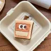 Novo Pingente de Brinquedo de Comida de Tecido, Sanduíche de Bolo Fofo e Macio, Chaveiro Simulado, Acessórios para Bolsa para Melhores Amigas