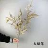 Flores de Simulación para Boda Serie Dorada Hojas de Ginkgo Eucalipto Arreglo Floral para Salón de Bodas Decoración de Pasillo Festival de Primavera Cubo de la Fortuna Flores Artificiales