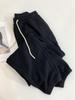 Pantalones casuales versátiles estilo coreano para mujer 2025 Otoño e Invierno Nuevo Suelto Adelgazante Cintura Elástica Pierna Recta Jogger Pantalones Deportivos para Mujer