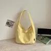 Bolsa de Ombro Única de Lona Estilo Coreano Ins Personalizada Fashionável 2026 Verão Nova Grande Capacidade Leve Casual para o Dia a Dia Bolsa Tote