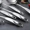 Espátula de Acero Inoxidable 201, Cuchara para Sopa, Colador Grande, Espátula de Cocina con Mango Brillante Hueco, Cuchara de Cocina para Cocinar, Colador Espátula