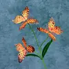 Decoración de ventana de mariposa impresa en 3D, decoración del hogar, accesorios de fotografía, flores artificiales populares, adornos de flores artificiales transfronterizos al por mayor