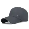 Nueva gorra de ocio para exteriores para hombre de primavera y otoño, estilo de negocios, logo de hierro tridimensional, gorra de béisbol para sol de viaje, en stock