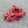6 Cabezas de Orquídea de Llama Flores Artificiales, Líneas de Lirio, Flores Decorativas, Arreglos Florales, Arreglos Florales de Pared de Flores, Decoración de Hotel y Hogar Flores Artificiales