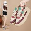 Zapatos Casuales Nuevos de Piel, Tenis para Mujer, Nuevos Zapatos Deportivos de Moda Trendy de Primavera, Zapatos para Correr Resistentes al Desgaste con Suela Gruesa