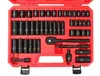 1/2 polegada 35 peças de soquete pneumático conjunto completo DT Conjunto de soquetes longos e curtos soquete pneumático 27 peças soquete pequeno para pistola de ar