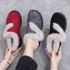 Zapatos Casuales de Mujer Cálidos de Terciopelo de Invierno Más Terciopelo Engrosados Zapatos Casuales de Algodón Nuevos Zapatos de Tela Old Beijing Suela Suave Zapatos para Madre