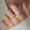 Anillo Minimalista Dulce y Fresco de Moda para Mujer, Diseño de Nicho Estilo Ins, Anillo Abierto Galaxia de Celebridad de Internet, Anillo para Dedo Índice Estilo Bosque, Moderno