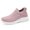 Sapatos Esportivos para Mulheres, Sapatos Femininos Casuais e para Caminhada de Verão, Tênis de Corrida Respiráveis em Fly-Knit, Fornecimento Transfronteiriço de Meias e Sapatos Novos de Tamanho Grande