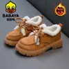 Zapatos de Algodón para Niños Baba Duck Zapatos tipo Birkenstock con Felpa Nueva Colección Invierno 2025 Suela Suave Cálidos y Engrosados Zapatos Doudou para Niñas