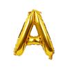 Versión Americana Imitación de Cuerpo Delgado 16 Pulgadas Az Inglés Globo con Letra Pequeña Cumpleaños Boda Decoración de Habitación de Boda Globo de Película de Aluminio Venta al por Mayor