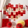 Cartão de Casamento com Palavras Felizes, Conjunto de Decoração para Quarto de Casamento, Decoração de Quarto de Nova Casa para Mulher, Adesivo de Parede com Fundo de Coração, Foto de Noivado