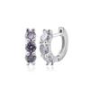 Brincos Vintage Simples Cravejados de Diamante Design de Nicho Feminino Personalizado Moda Ins Exquisitos Versáteis Brincos Femininos de Alta Qualidade