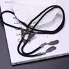 Polo Cuello Europeo y Americano Corbata BOLO para Hombre Corbata de Joya Flor de Cristal Collar Vintage Nuevos Accesorios