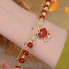 Pulsera de Mariposa de Cristal Ojo de Gato Douyin para Mujer Diseño Nicho Ins Pulsera Luz de Luna Gris Pulsera DIY Regalo para Estudiante