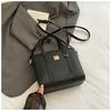 Bolsos de Mano Pequeños Populares de Este Año para Mujer 2025 Nuevo Verano Simple Casual Bolso Bandolera Nicho de Un Solo Hombro Tipo Cubo