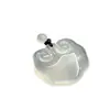 Collar de Pareja Colgante de Cerradura Ruyi de Calcedonia Blanca Natural Ágata Cerradura de Seguridad Colgante de Jade para Hombres Mujeres Niños para Garantizar la Seguridad