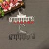 Colgadores de Plástico Transparente con Forma de Peine para Sujetadores y Ropa Interior, Colgadores de PP para Pantalones, Ganchos de Exhibición para Tiendas de Ropa para Ropa Interior, En Stock al por Mayor