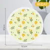 Esponja de Algodón de Pulpa de Madera Impresa de Venta Caliente para Lavar Platos, Esponja Limpiadora Comprimida Colgable, Estropajo para Limpieza de Cocina