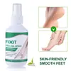 Spray Hidratante e Umectante Transfronteiriço para Pele Delicada e Lisa, Limpeza e Esfoliação, Spray para Cuidados com os Pés