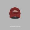 Boné de Baseball Retrô Estilo Americano Feminino Estilo Coreano Top Macio Lixado Algodão ins Simples Tamanho Grande para Cabeça Mostra Rosto Boné Pequeno para Homens