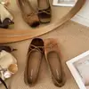 Zapatos de Salón Bajos Retro para Mujer 2026 Nuevo Estilo Popular Chic Celebridad de Internet Más Vendido Casual Versátil Esenciales para Pantalones de Pierna Ancha