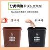 Bote de Basura Grande de 15L Sin Tapa para Separar la Basura, Adecuado para Reciclables, Residuos Peligrosos, Residuos de Cocina y Otro Uso de Oficina/Comercial, Rojo y Azul