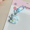 Llavero de Sanrio suave y adorable con diseño de dibujos animados, estilo corazón, dulce, ideal para novias, estudiantes y mochilas escolares.