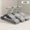 Colgador de plástico grueso con recubrimiento nuevo estilo extra grueso para adultos plástico con recubrimiento antideslizante sin marcas colgador de ropa colgador de ropa para niños