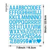 Pegatinas de Letras de 1 pulgada Pegatinas Artísticas de Vinilo Manualidades DIY Pegatinas de Letras para Cocina