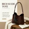 Nuevo Bolso Tote Transfronterizo Meilade de Gamuza y Felpa Madre-Hijo Bolso Grande de Hombro Único para Mujer Bolso Retro para Viajes Diarios de Mujer