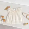 Roupas de Bebê Lua Cheia, Roupas de Verão, Saia Fina para Bebê Menina, Banquete de 100 Dias, Vestido de Princesa para Bebê de Um Ano, Saia de Gaze Branca