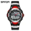 Nuevo Reloj Electrónico Multifuncional de Moda Sanda para Estudiantes Hombres y Mujeres Reloj Deportivo Resistente al Agua Luminoso Reloj Electrónico Venta al por Mayor