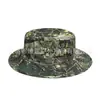 Sombrero redondo de camuflaje de origen transfronterizo para aficionados militares Bennie sombrero de sol de verano sombrero de pitón sombrero de pescador para exteriores oferta